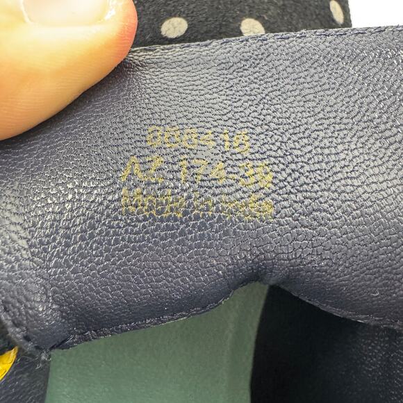 Boden Polka Dot Suede Desert‎ Boots Women’s Size 8 Navy Blue Lace Up Ankle Shoes - Picture 16 of 16